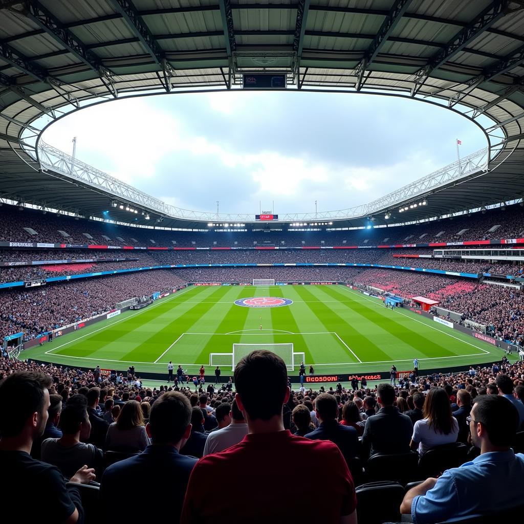 PSG vs Man City Lượt Về Khán Đài