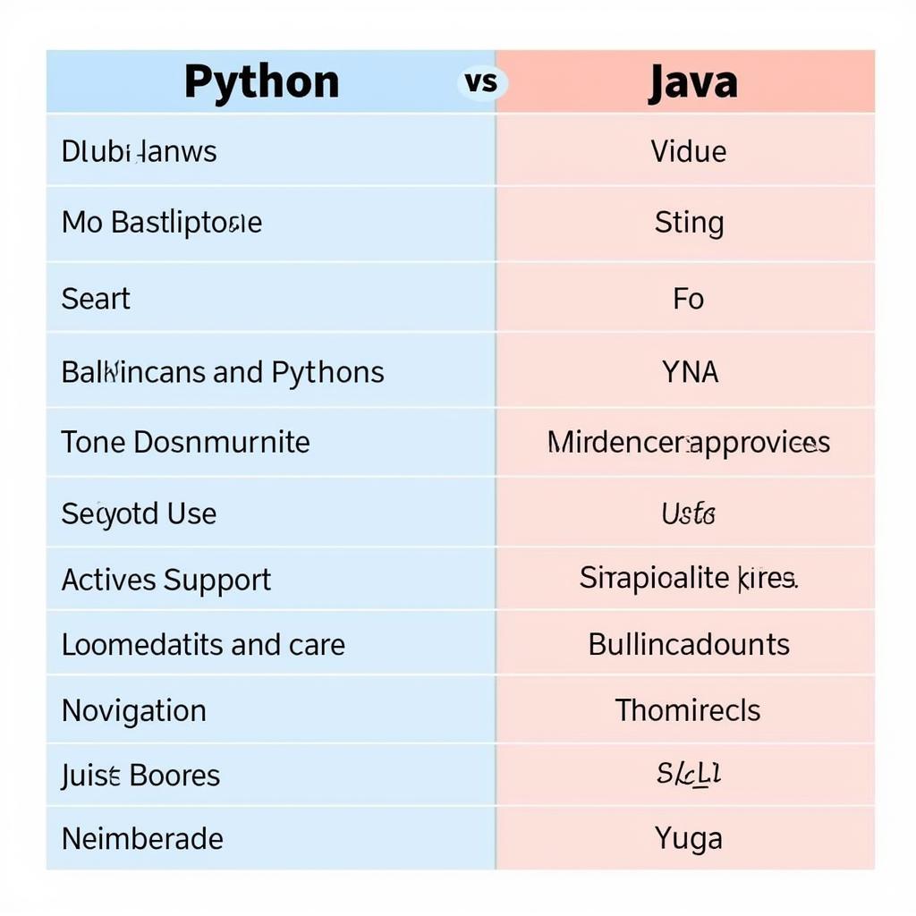 Ưu và nhược điểm của Python và Java