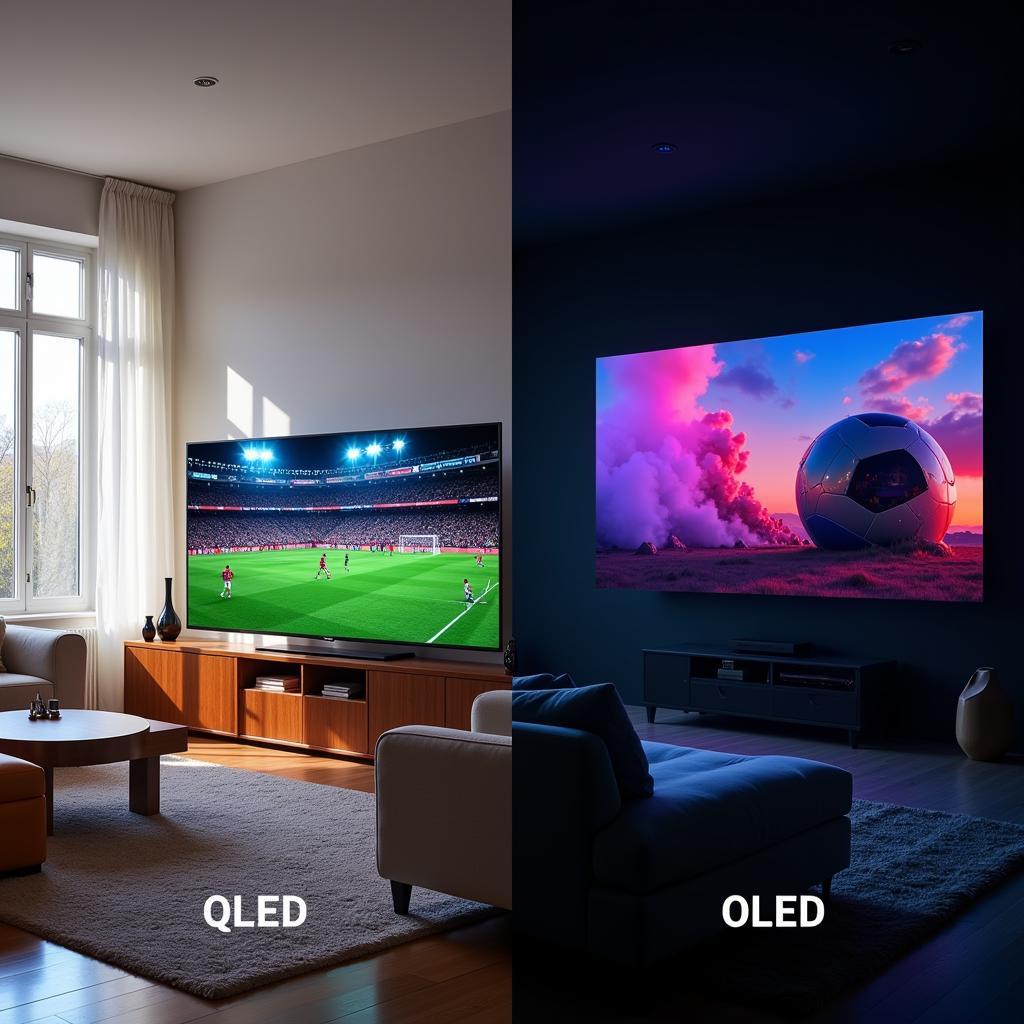 Ứng dụng QLED và OLED