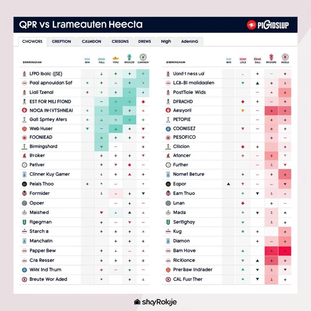 QPR vs Birmingham Head-to-Head Record