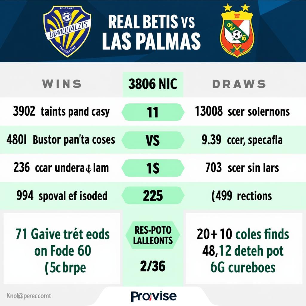 Real Betis vs Las Palmas lịch sử đối đầu