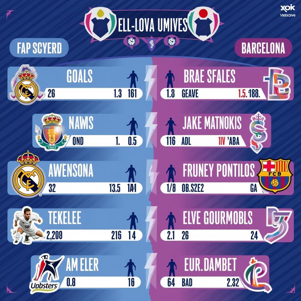 Real Madrid vs Barcelona: So sánh sức mạnh