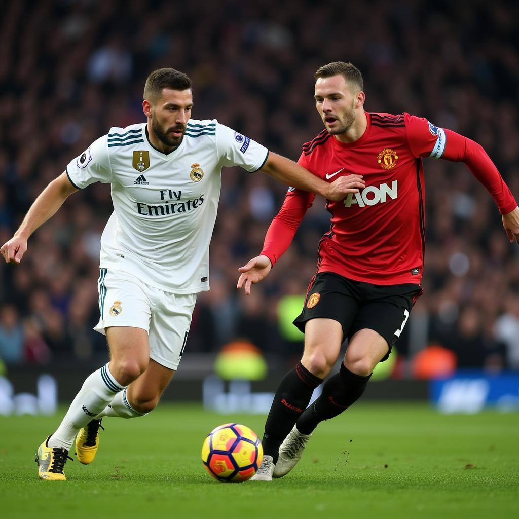 Trận đấu kinh điển Real Madrid vs Manchester United