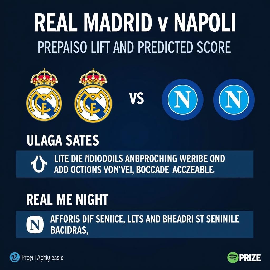 Dự đoán kết quả trận đấu Real Madrid vs Napoli