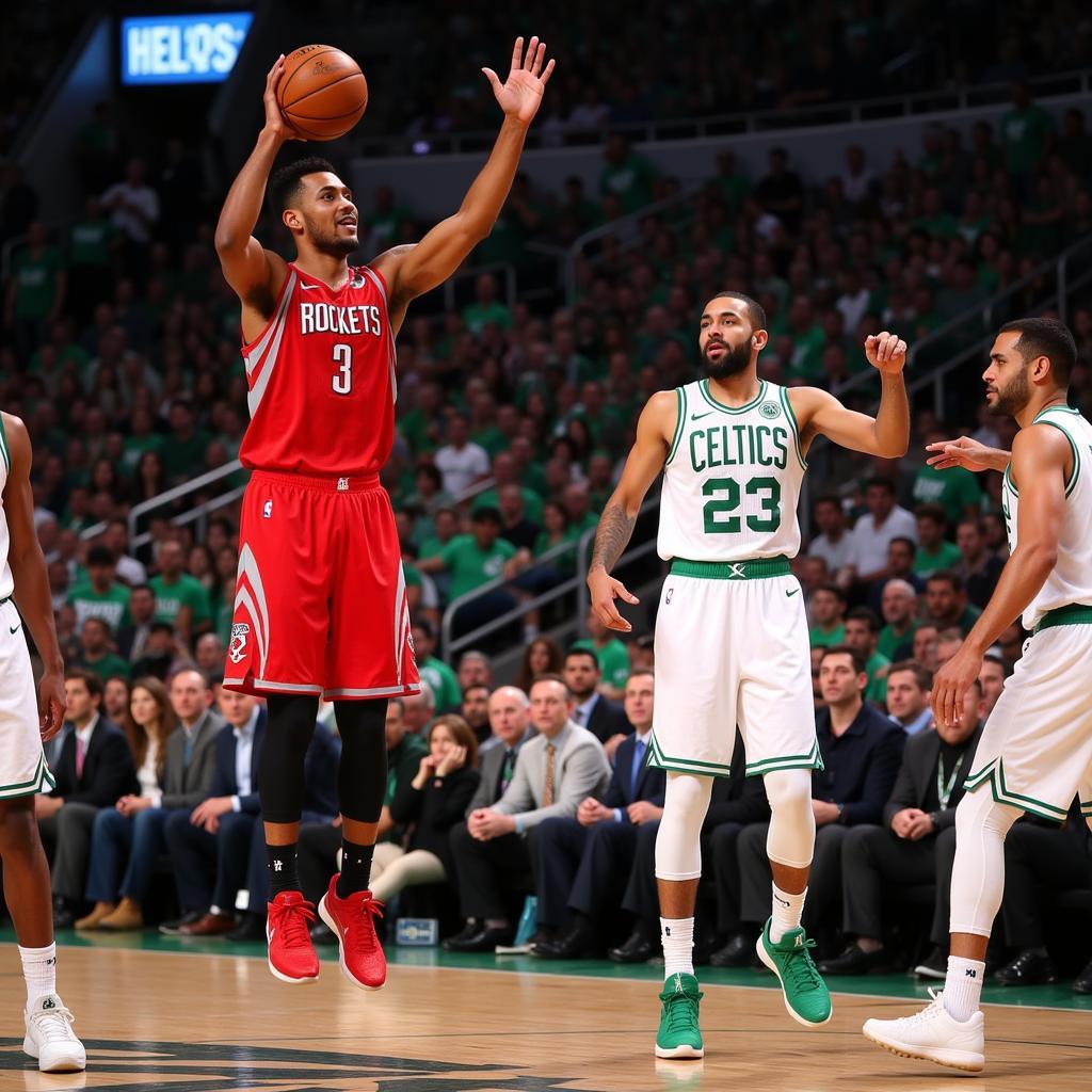 Những khoảnh khắc đáng nhớ Rockets vs Celtics