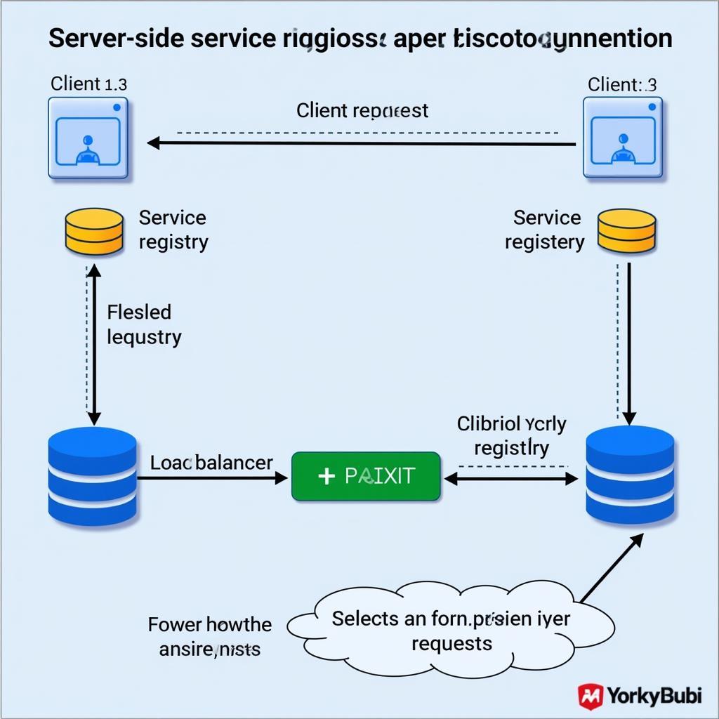 Server-Side Service Discovery Minh Họa