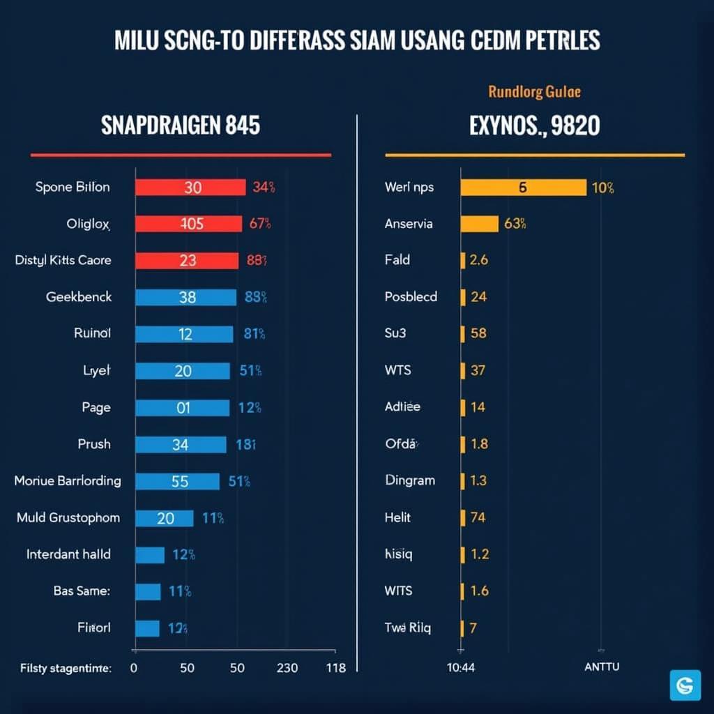 Điểm Benchmark của Snapdragon 845 và Exynos 9820