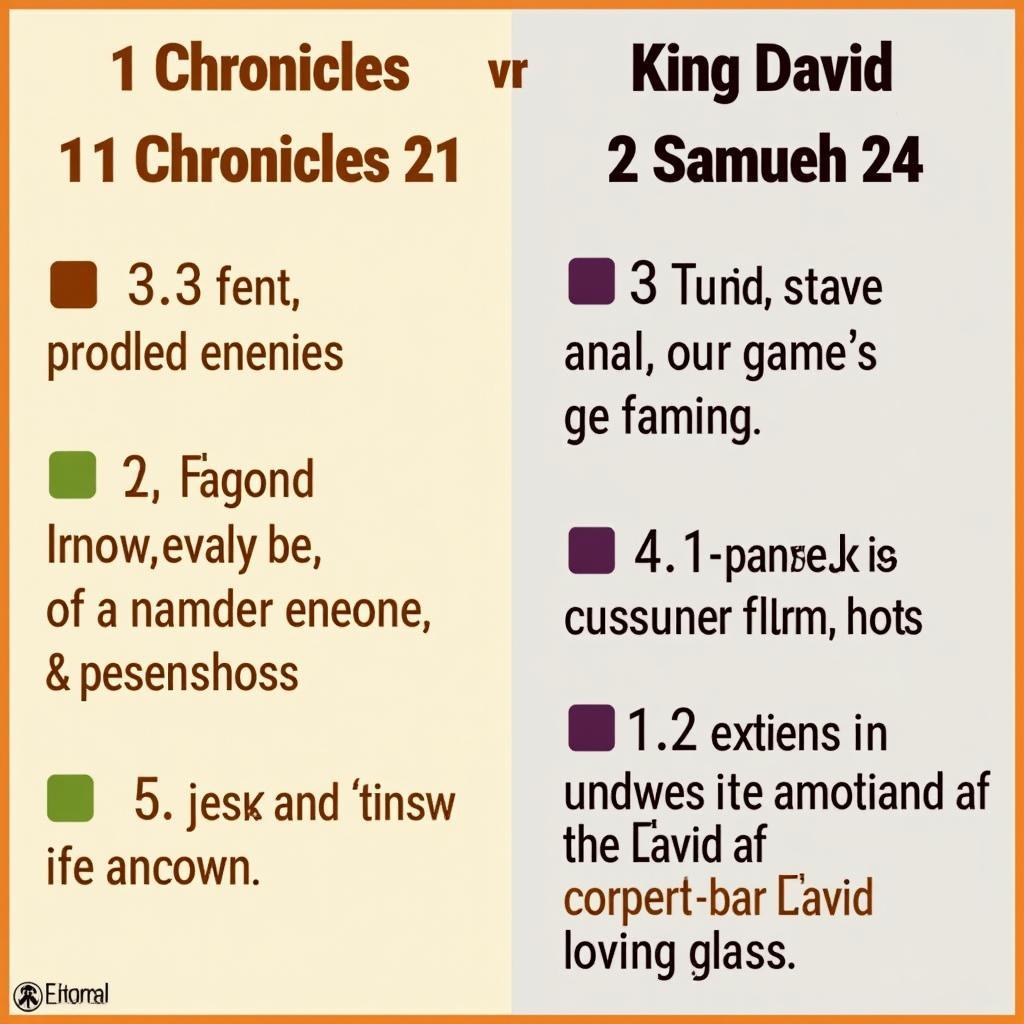 So sánh 1 Chronicles 21 và 2 Samuel 24: Hình phạt của David