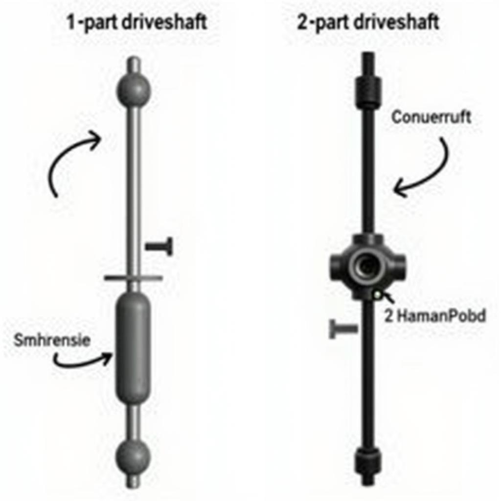 So Sánh 1 Part vs 2 Driveshaft