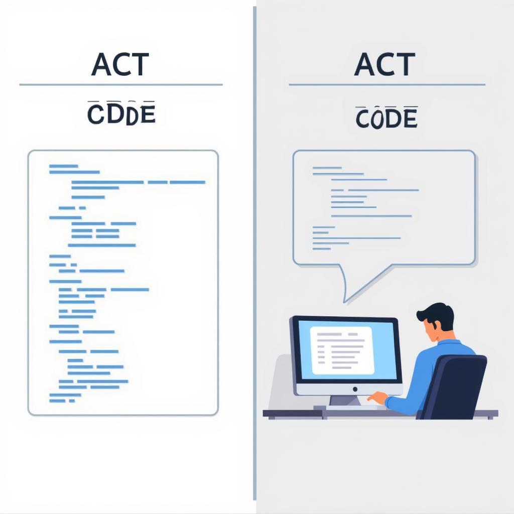So sánh ACT và CODE