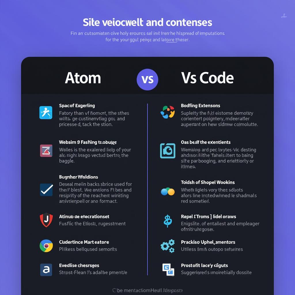 So sánh Atom và VS Code