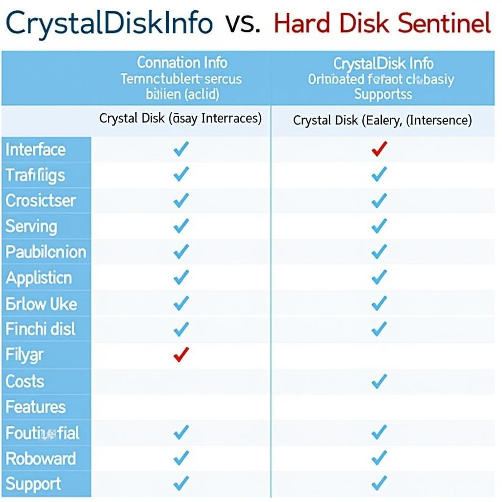 So sánh CrystalDiskInfo và Hard Disk Sentinel