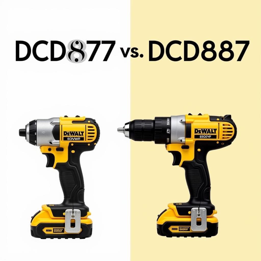 So sánh DeWalt 787 và 887: Hiệu suất, Tính năng và Độ bền