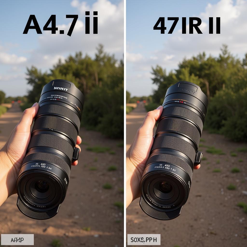 So sánh Độ Phân Giải a7 II và a7R II