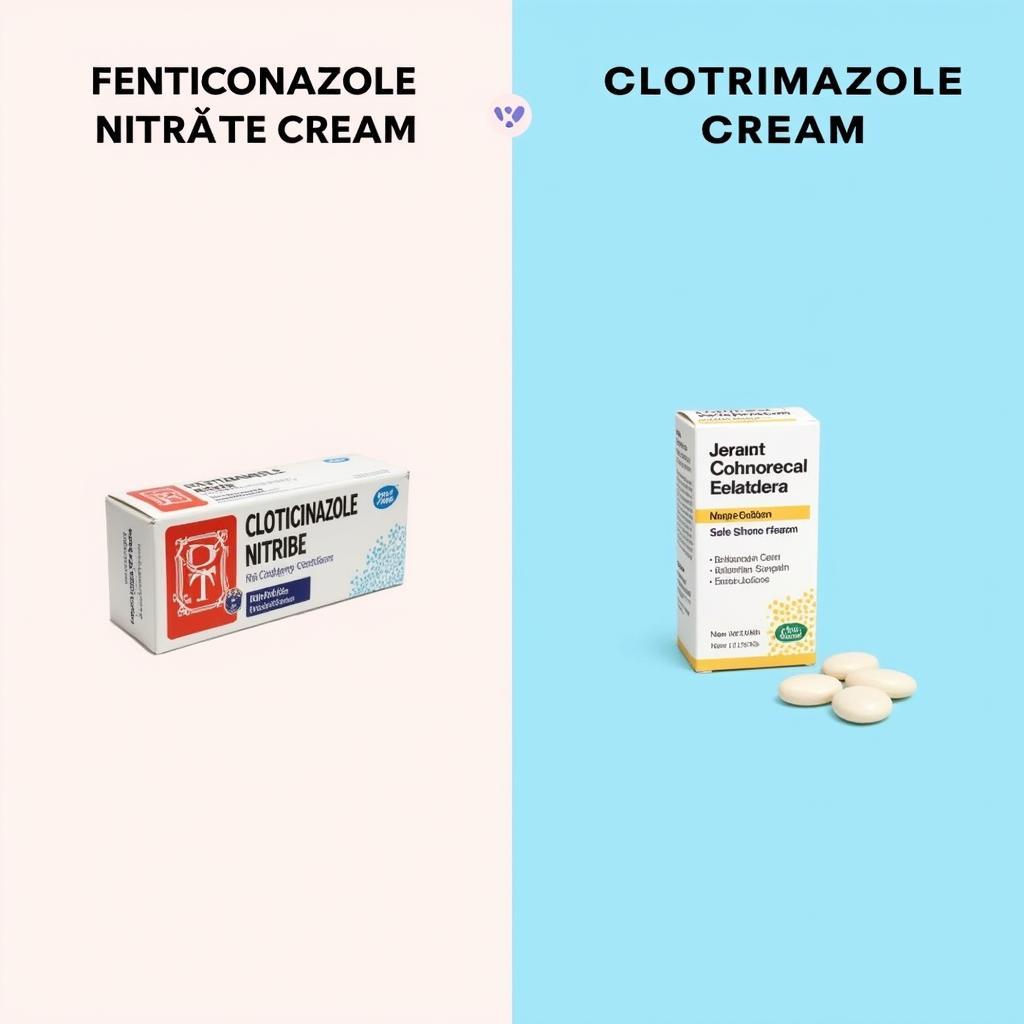 So sánh Fenticonazole Nitrate và Clotrimazole