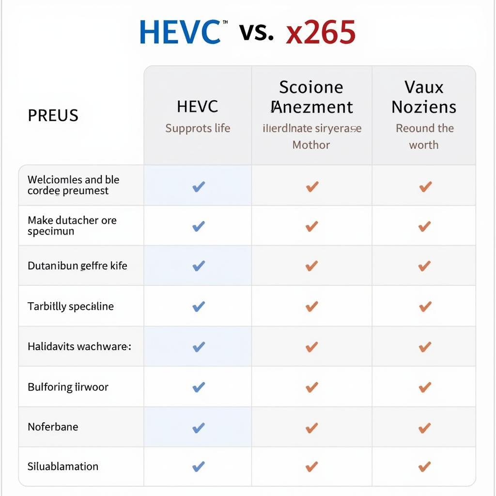 So sánh HEVC và x265