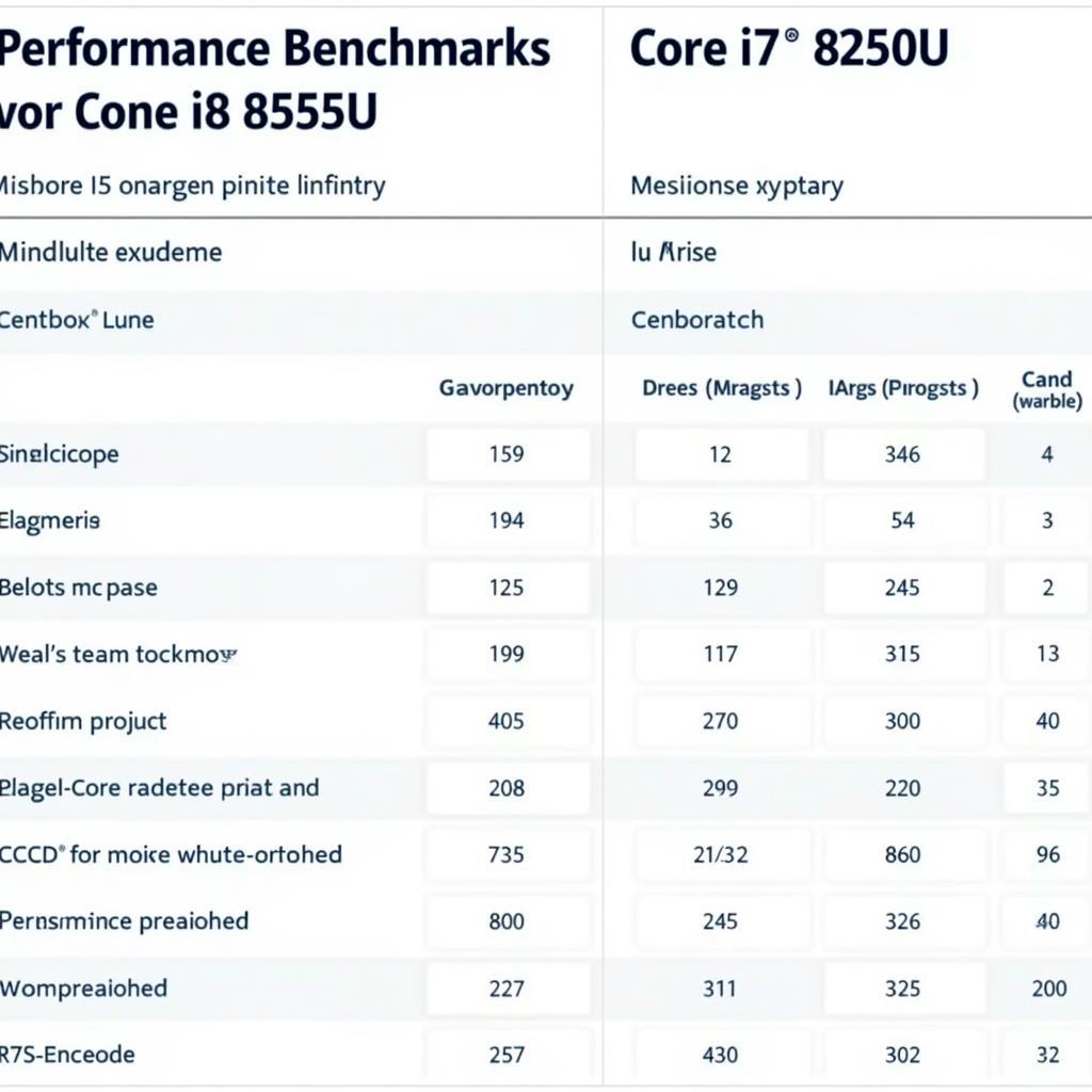 So sánh hiệu năng giữa Core i7 8550U và Core i5 8265U