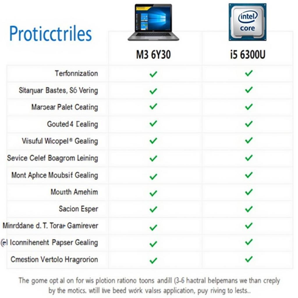 So sánh hiệu năng M3 6Y30 vs i5 6300U