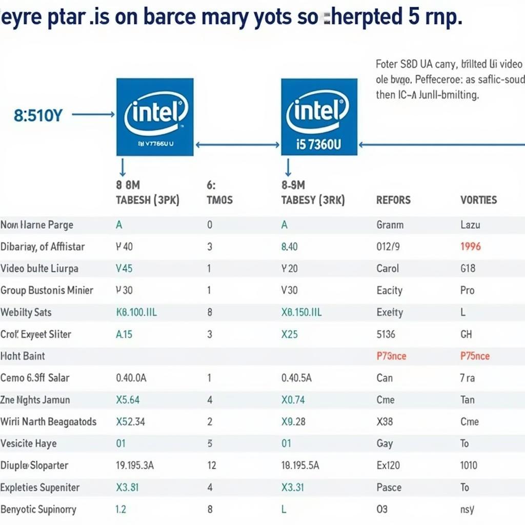 So sánh hiệu năng i5 8210Y và i5 7360U