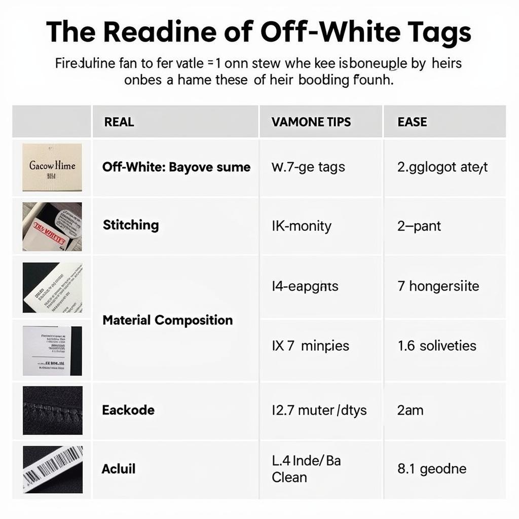 So sánh mác Off-White thật giả