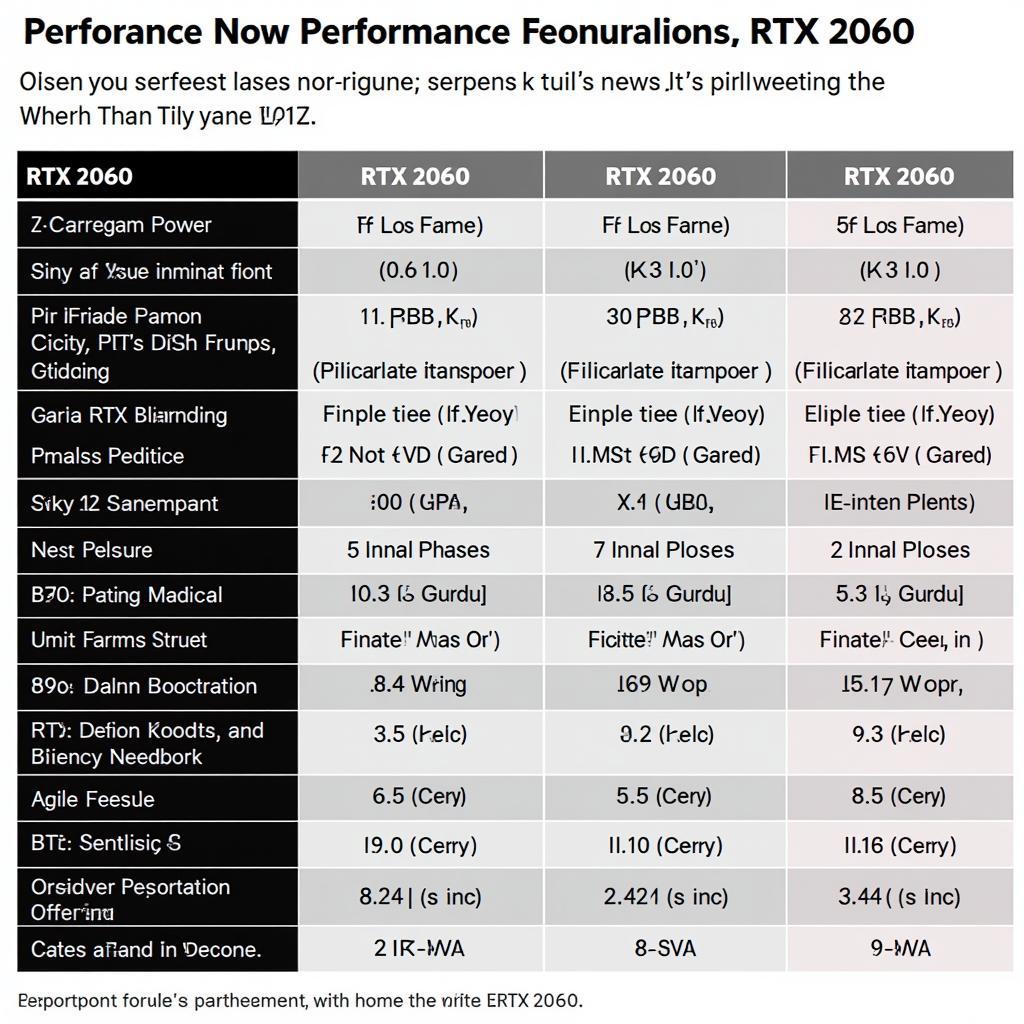 So sánh hiệu năng giữa RTX 2060 và RTX 2070