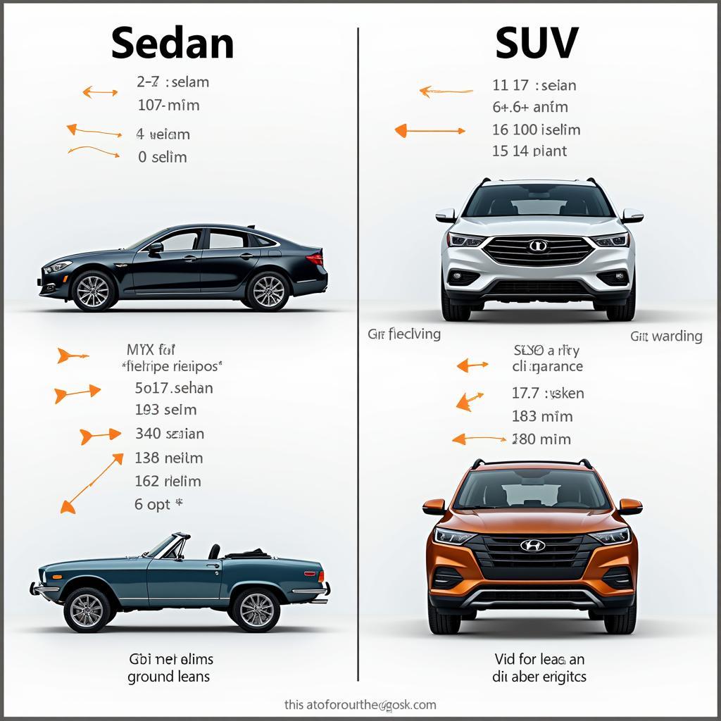 So sánh giữa Sedan và SUV: Ưu và nhược điểm của từng loại xe