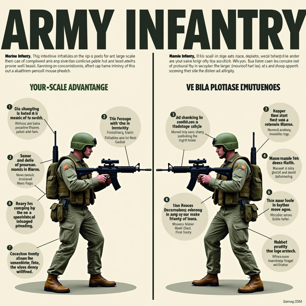 So sánh Sức Mạnh Giữa Army Infantry và Marine Infantry