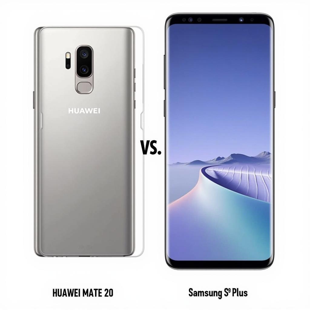 So sánh thiết kế Huawei Mate 20 và Samsung S9 Plus