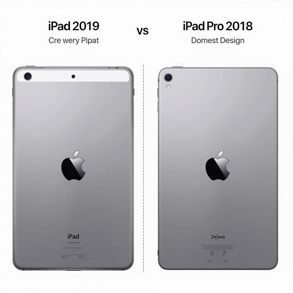 So sánh thiết kế iPad 2019 và iPad Pro 2018