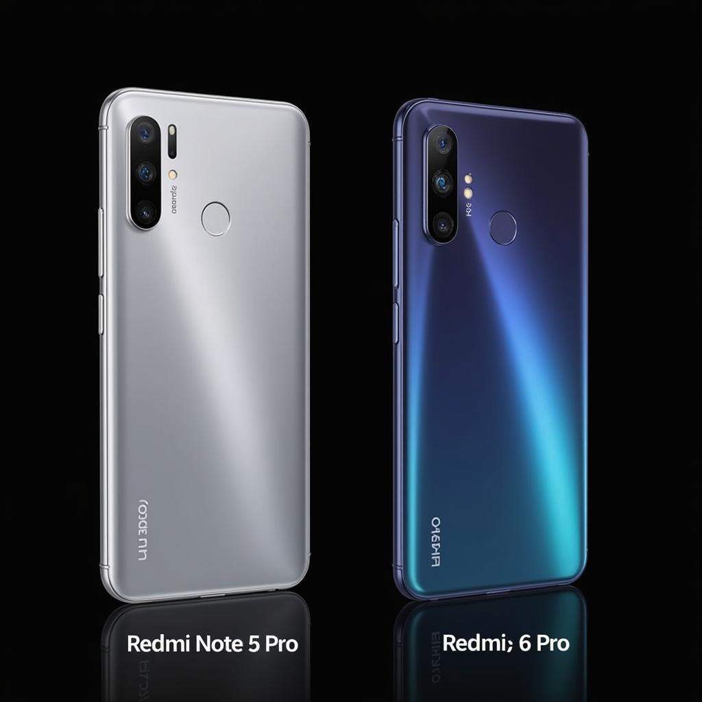 So sánh thiết kế Redmi Note 5 Pro và Redmi 6 Pro