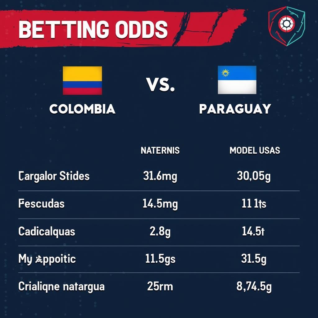 Soi kèo Colombia vs Paraguay