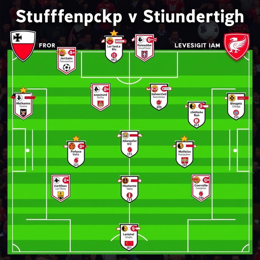 Đối hình ra sân dự kiến Stuttgart vs Leipzig