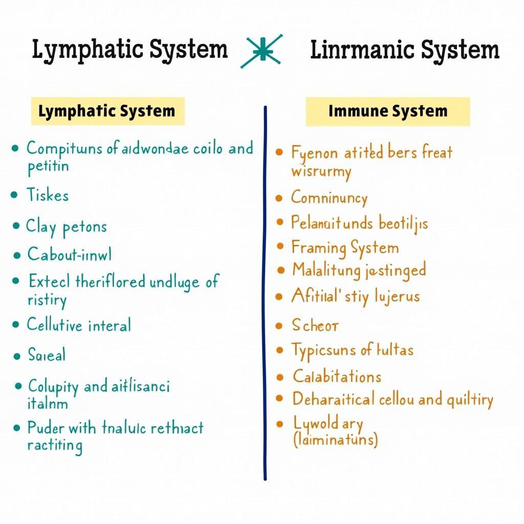 Distinguishing Between Lymphatic and Immune Systems