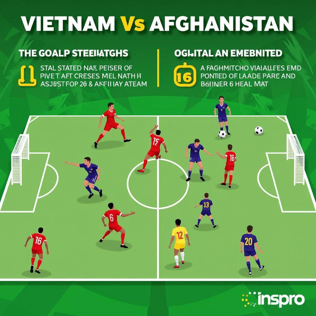 Sức mạnh đội hình Việt Nam và Afghanistan