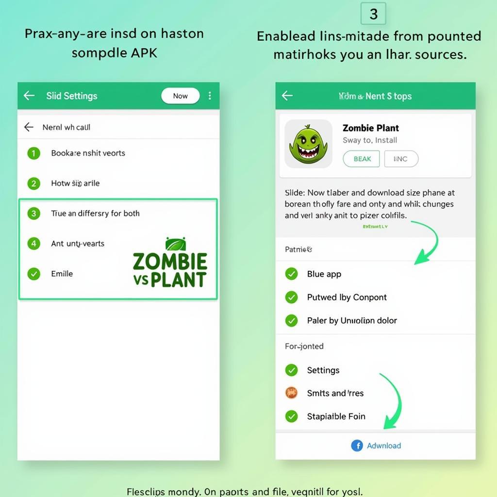 Hướng dẫn tải Zombie vs Plant APK