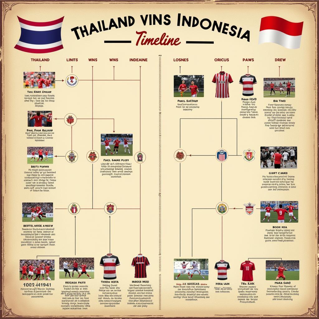 Lịch sử đối đầu Thái Lan vs Indonesia