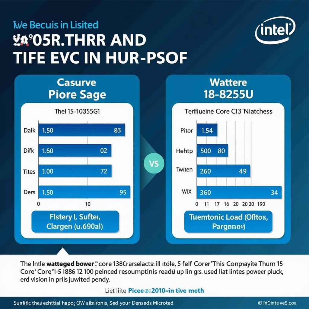 Tiêu thụ điện năng của Intel Core i5-1035G1 và i5-8265U