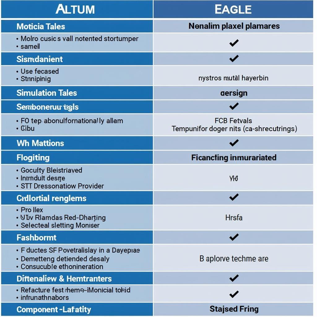 So sánh tính năng Altium và Eagle