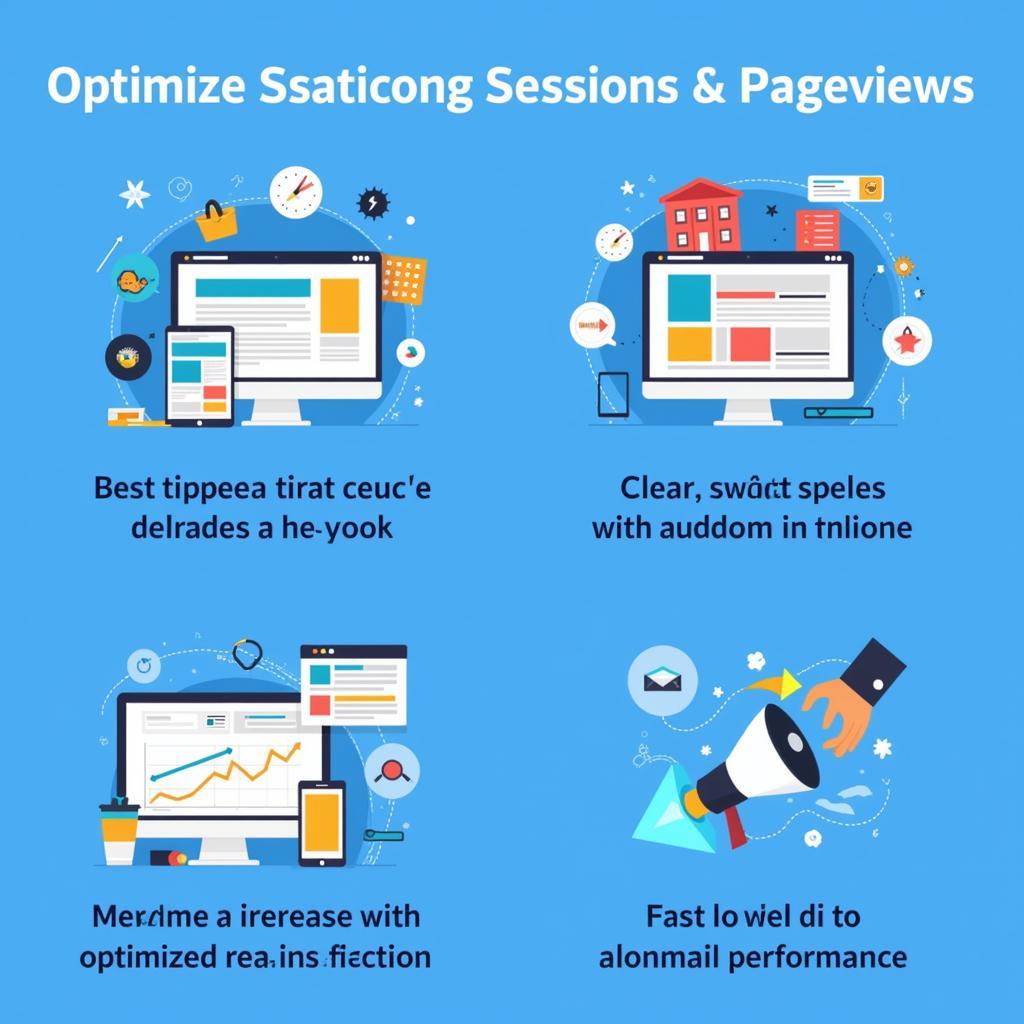 Hình ảnh minh họa Tối ưu hóa Sessions và Pageviews