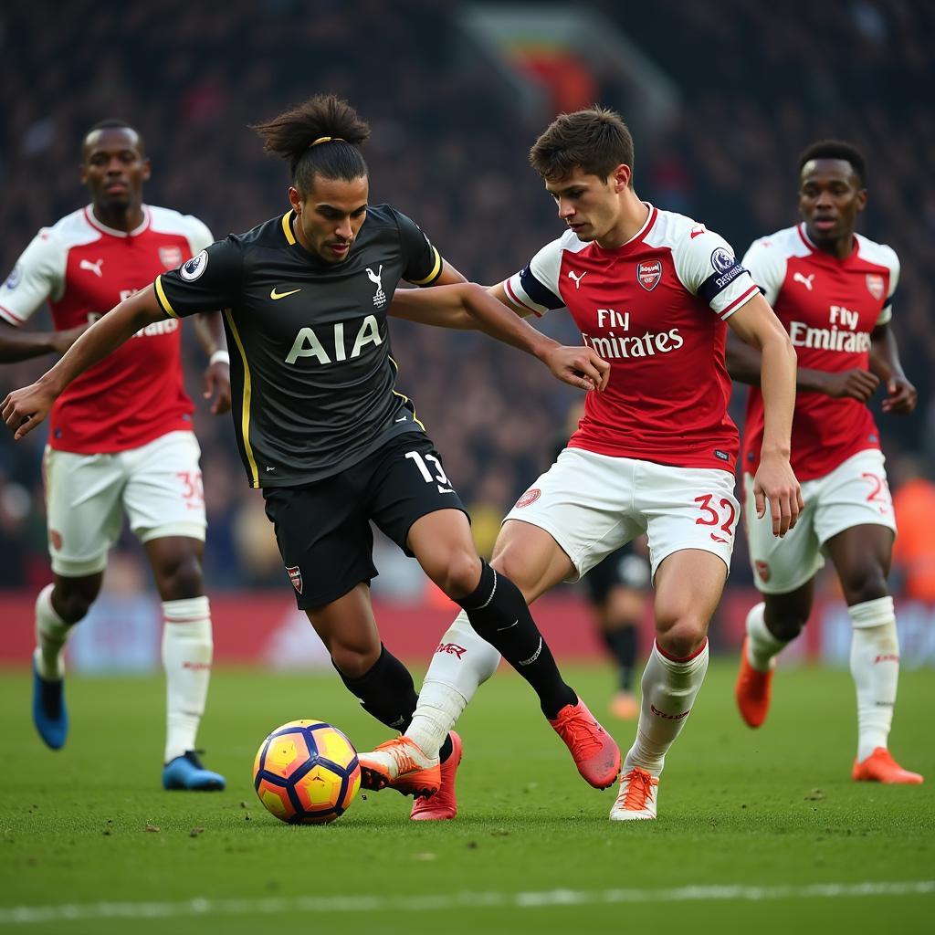 Trận Derby Bắc London giữa Tottenham Hotspur và Arsenal