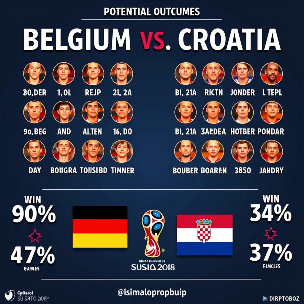 Trực tiếp Bỉ vs Croatia: Dự đoán kết quả