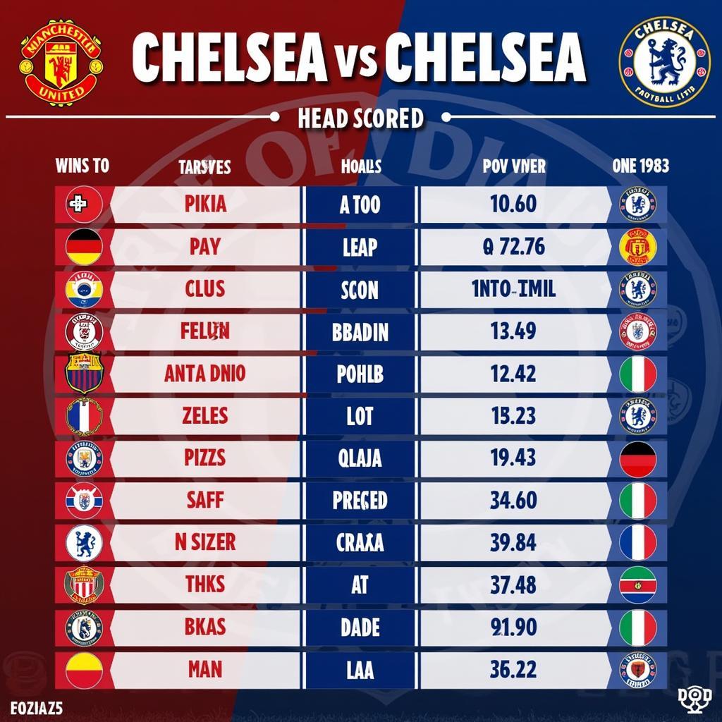 Lịch sử đối đầu giữa MU và Chelsea