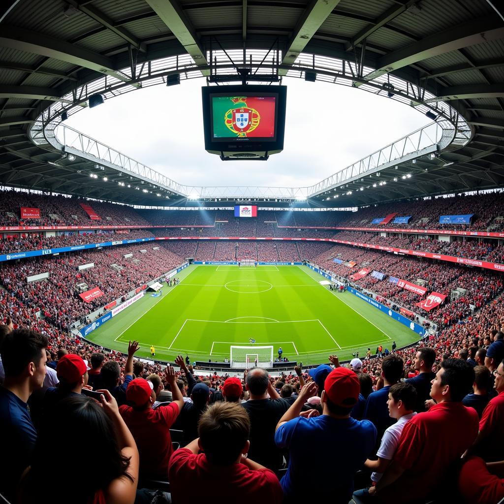 France vs Portugal Fans