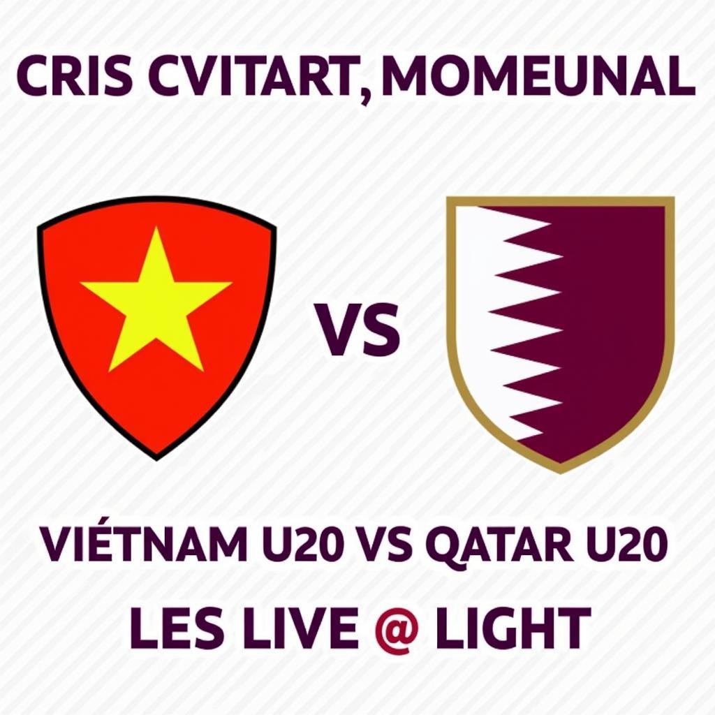 Trực tiếp U20 Việt Nam Qatar