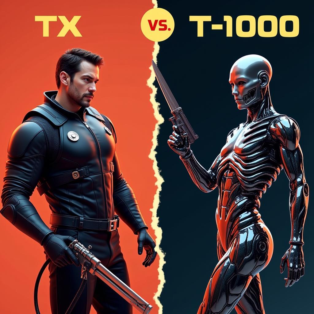 Ai mạnh hơn: TX vs T-1000?