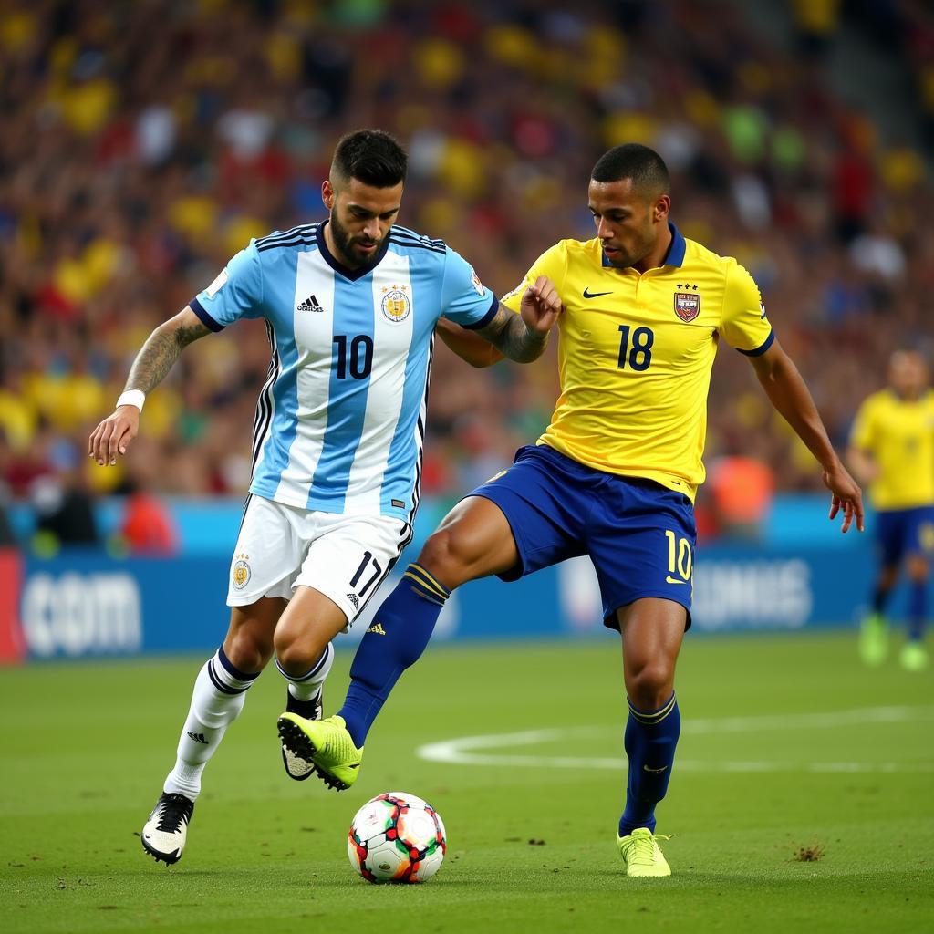 Tỷ số Argentina vs Colombia: Trận đấu kinh điển