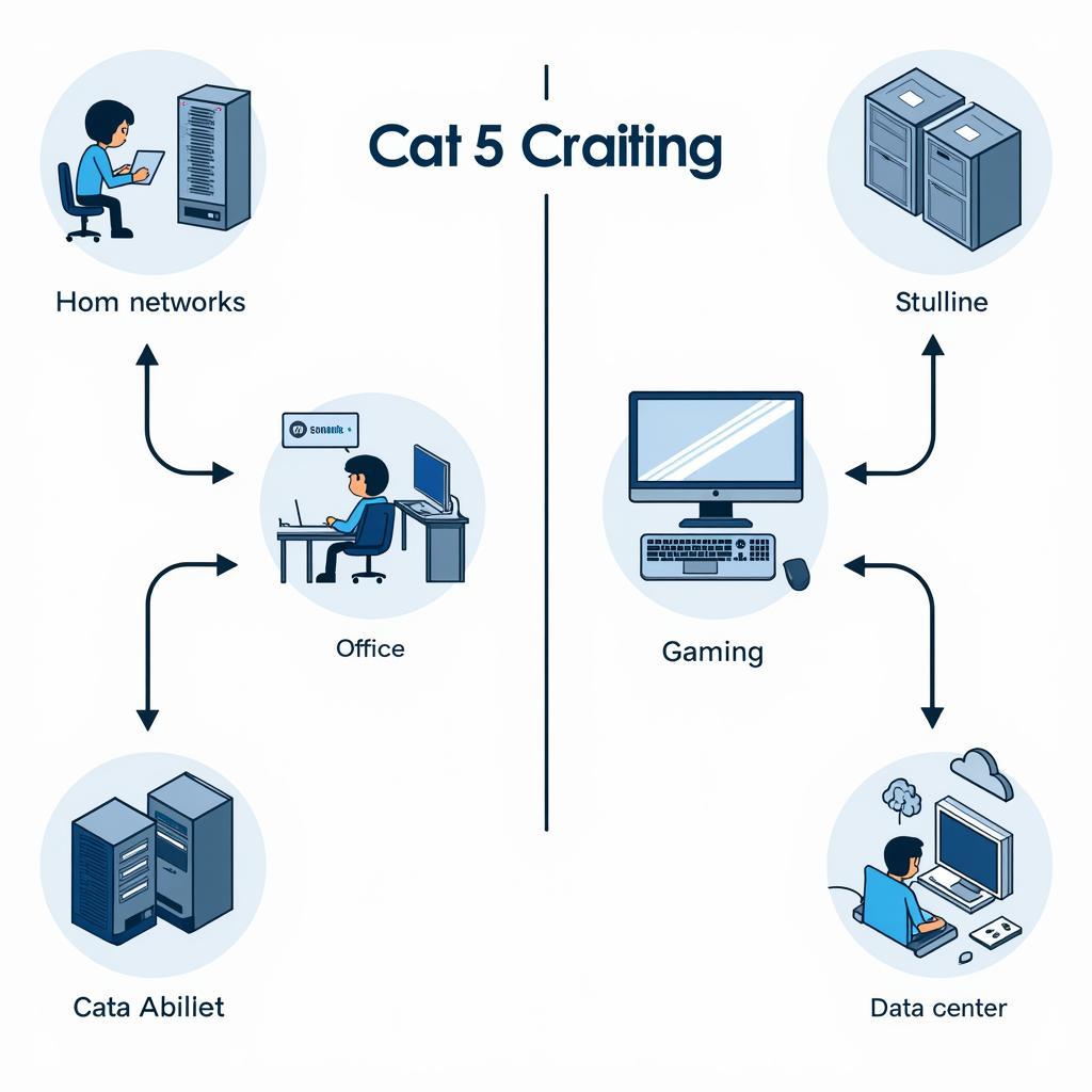 Ứng dụng của Cat 5e và Cat 6