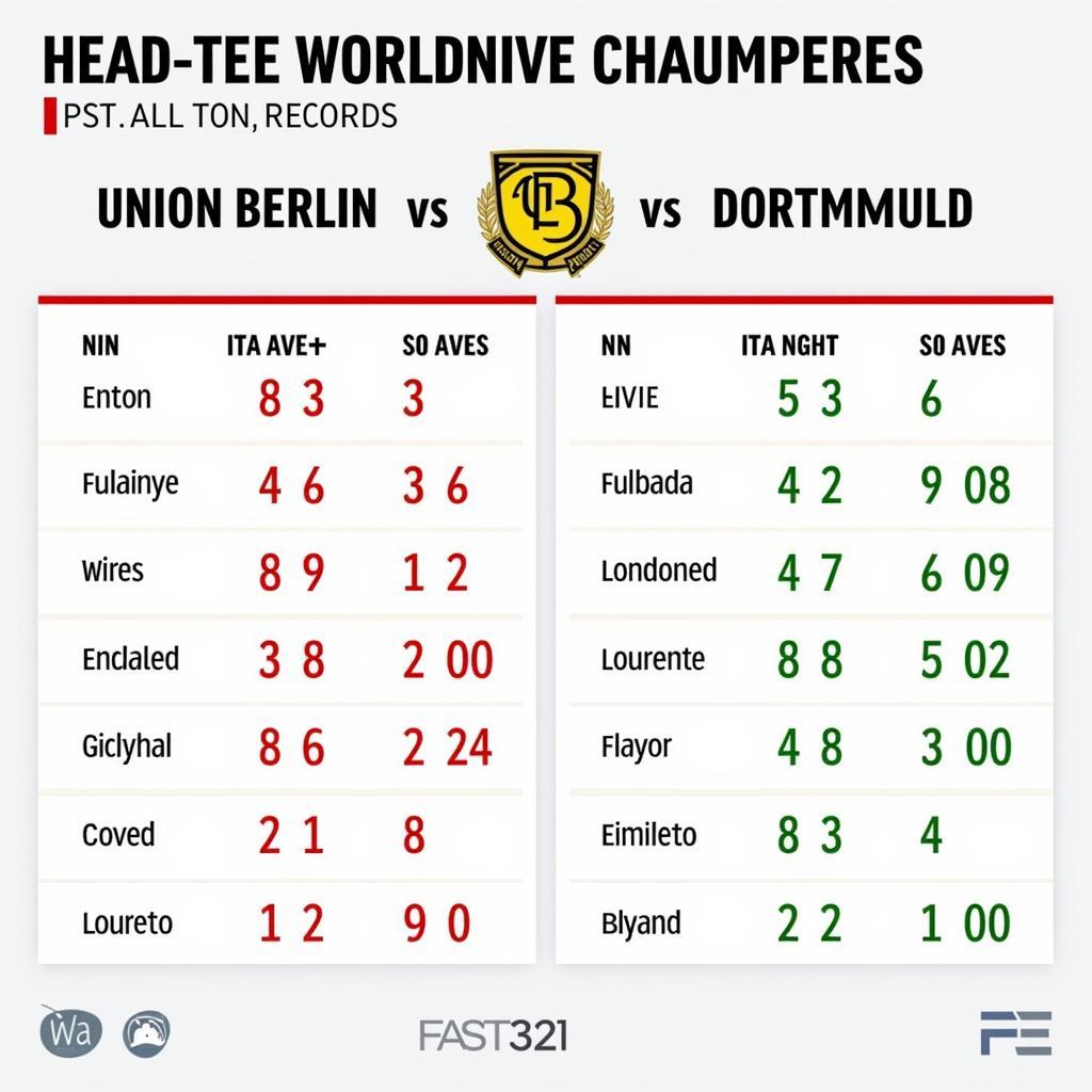 Lịch sử đối đầu giữa Union Berlin và Dortmund