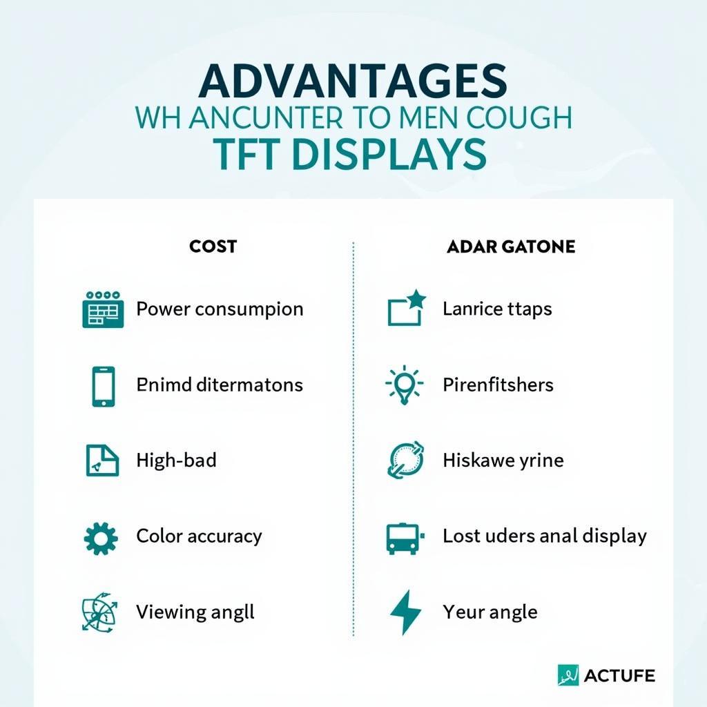 Ưu và nhược điểm của màn hình TFT