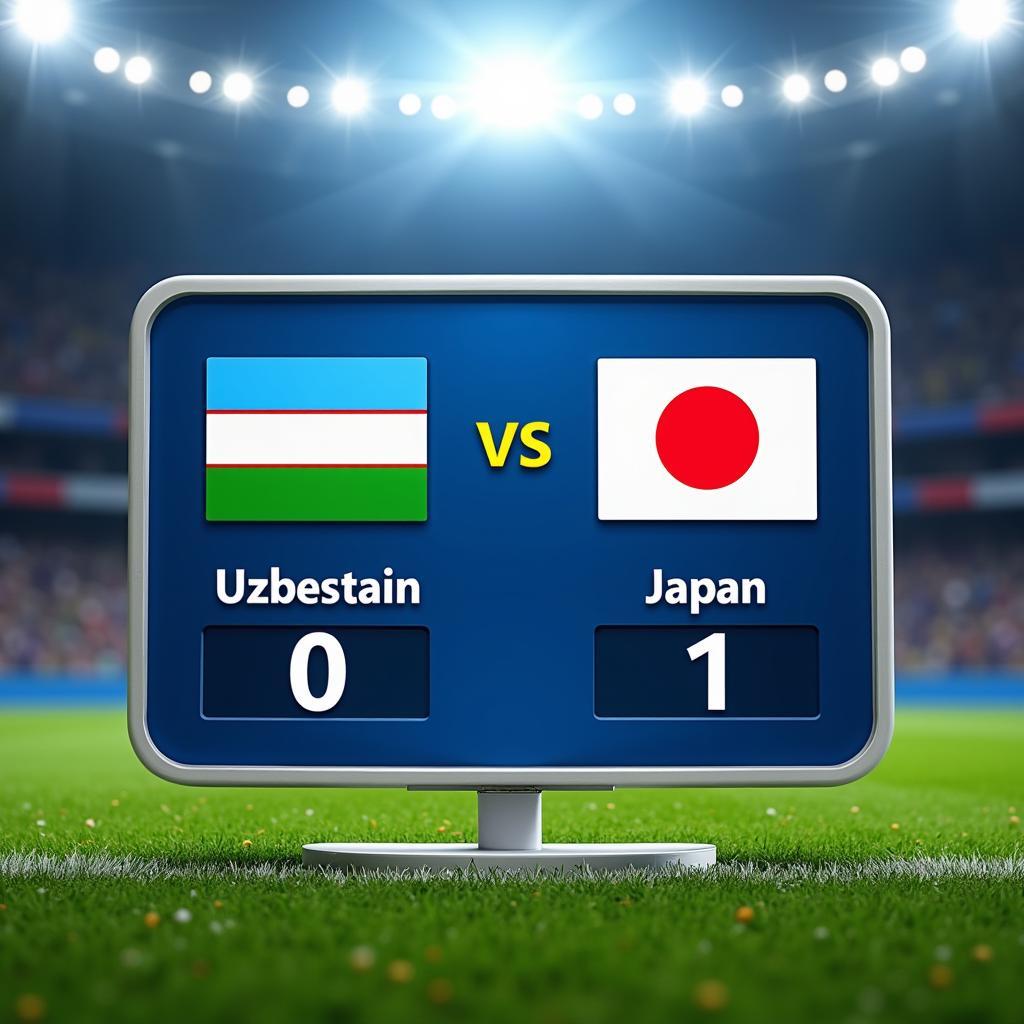 Kết quả Uzbekistan vs Japan U23